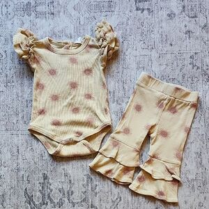 Kate Quinn Sunburst Kids Matching Set - Yellow/orange
